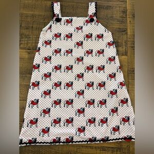 Little Bear Smocks Dress Size 5 UGA Dawgs